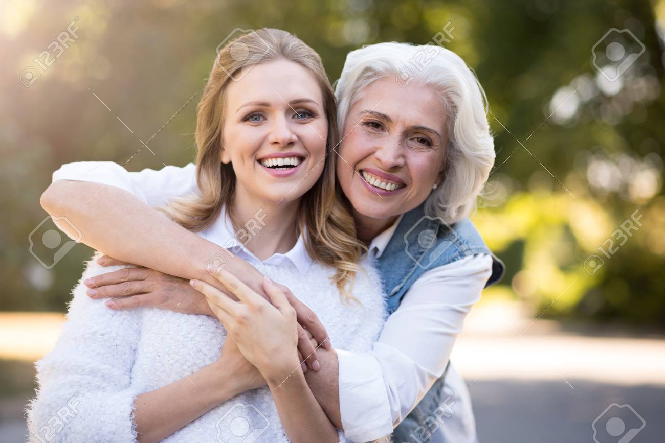 Mother And Daughter Hugging Mother And Daughter Hugging