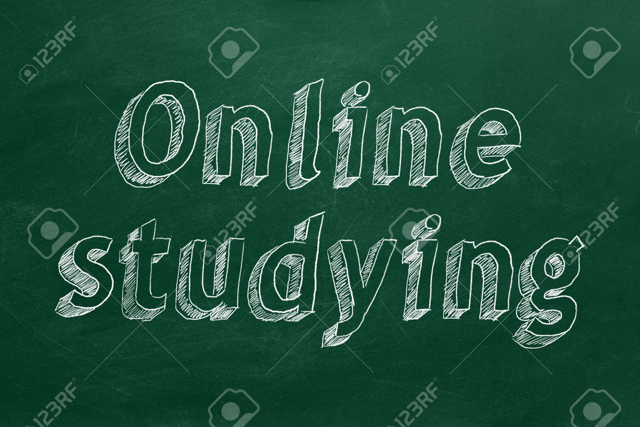 hand drawing online chalkboard