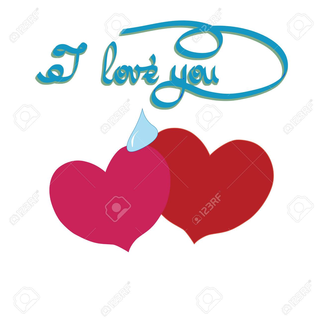 t shirt typography graphic with quote i love you fashion print