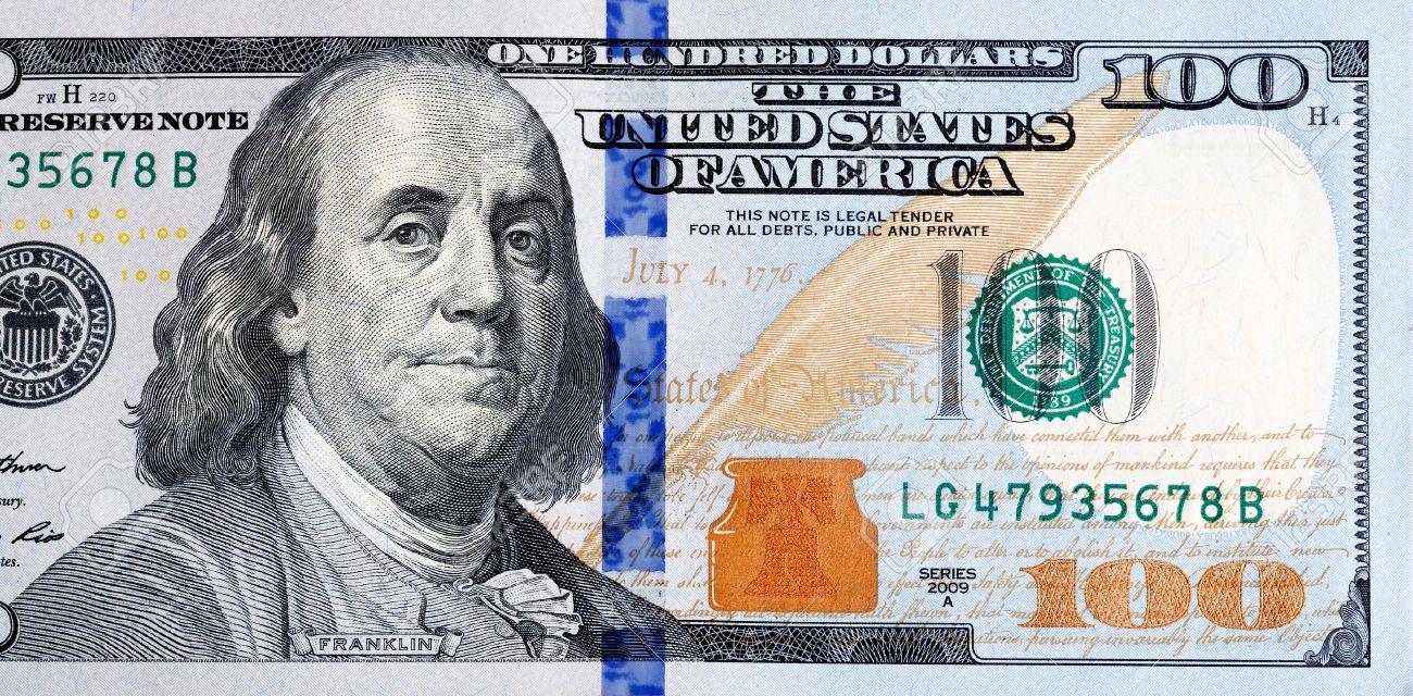 Macro Shot Of A New 100 Dollar Bill Stock Photo Picture And Royalty Free Image Image 51449602
