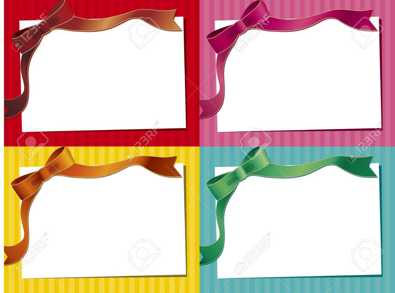 Cute Ribbon Frame Royalty Free Cliparts Vectors And Stock Illustration Image