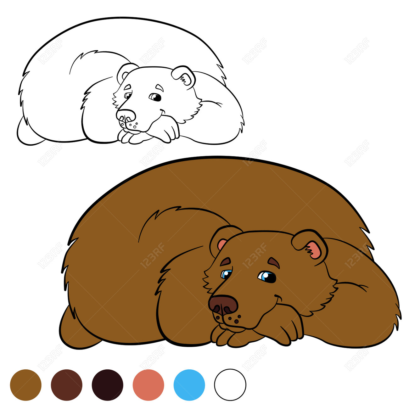 66  Coloring Pages Brown Bear  Best HD