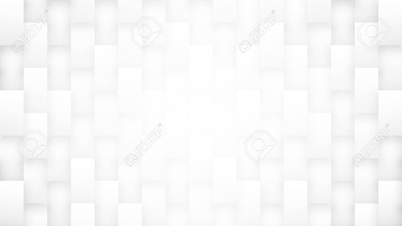 3D Rectangular Particles Technological Minimalist White Abstract Background.  Three Dimensional Science Conceptual Technology Tetragonal Structure Light  Wallpaper. Tech Clear Blank Subtle Backdrop Stock Photo, Picture and  Royalty Free Image. Image ..., image size:1300x731
