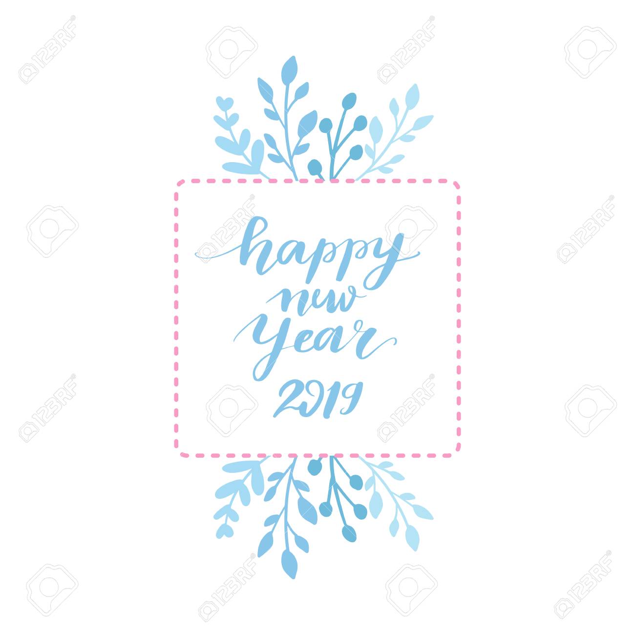 merry christmas and happy new year vector card frame border cards picture frame