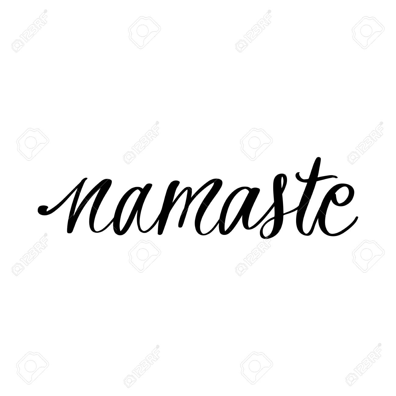 hand drawn namaste vector quote hello in hindi indian phrase royalty free cliparts vectors and stock illustration image 150143261 123rf com