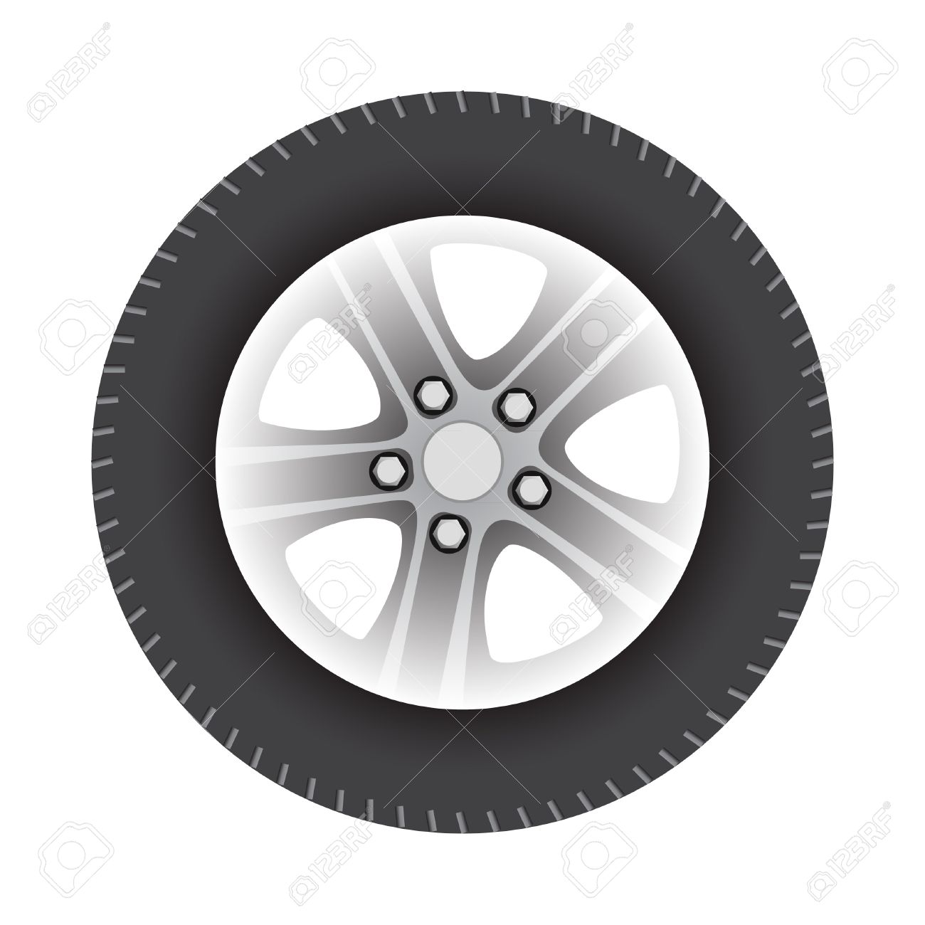 car wheel vector illustration isolated on white background - 10441147 car wheel vector illustration isolated on white background - 10441147