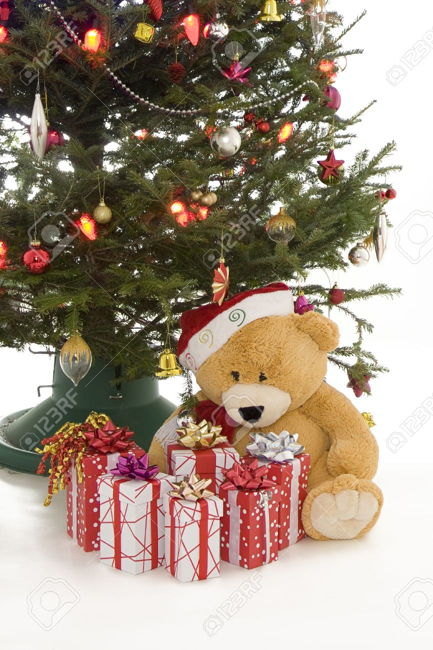 teddy bear christmas tree