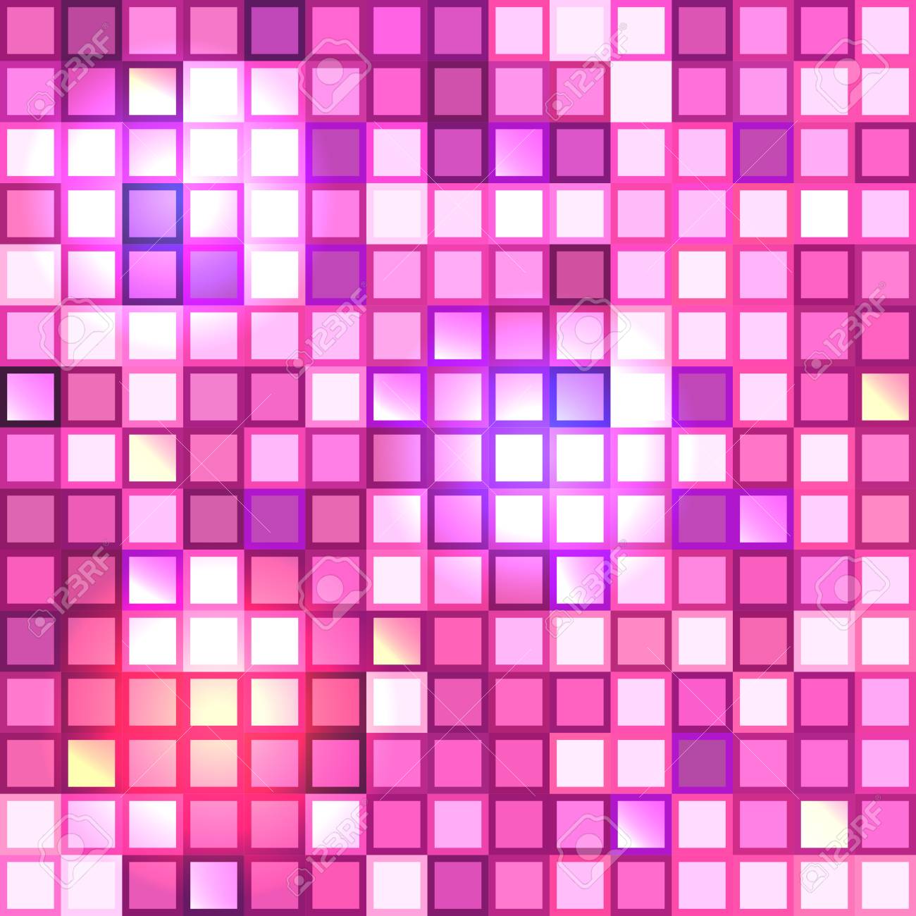 brillante brillante espejo de mosaico sin fisuras de azulejos cuadrados de color rosa de cristal reluciente - Azulejos Rosa brillante brillante espejo de mosaico sin fisuras de azulejos cuadrados de color rosa de cristal reluciente - Azulejos Rosa