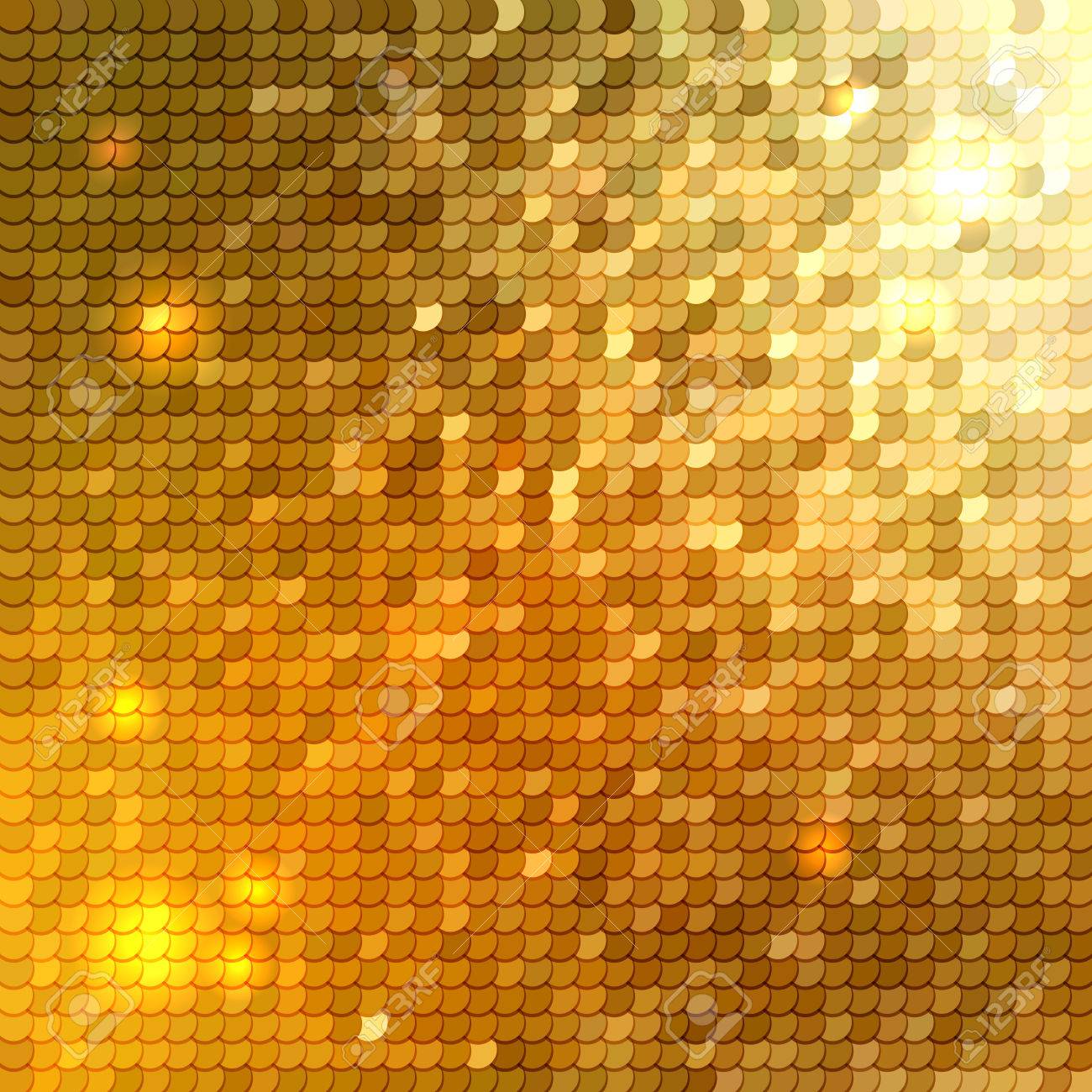 Helle Glanzenden Goldenen Mosaik In Form Von Schuppen Fur Festliche Disco Hintergrund Lizenzfrei Nutzbare Vektorgrafiken Clip Arts Illustrationen Image 59913759