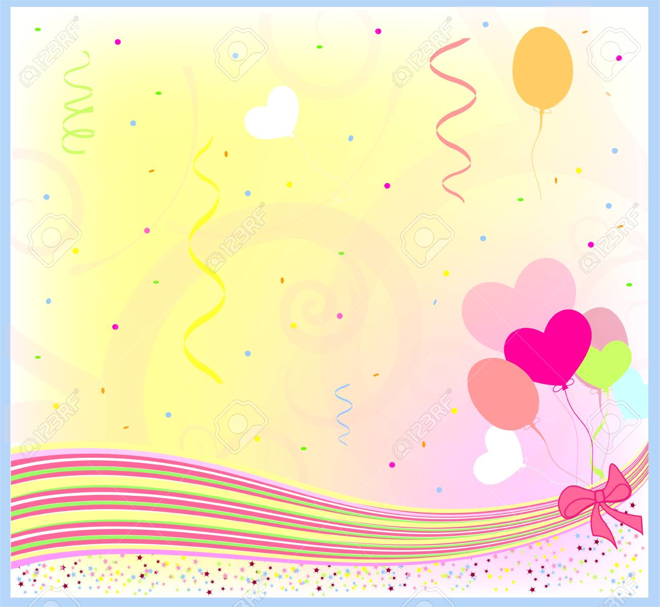 Happy Birthday Wishes Pink Background Template Stock Vector Illustration of template cute 148644673
