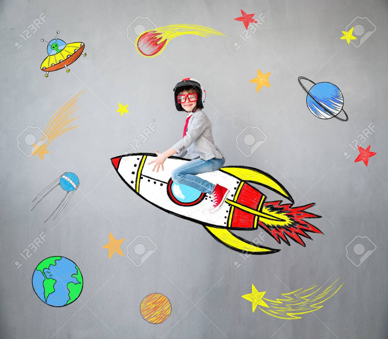 Portrait of young child pretend to be businessman. Kid playing at home. Success, idea, and creative concept. Copy space for your text - 84202596 Portrait of young child pretend to be businessman. Kid playing at home. Success, idea, and creative concept. Copy space for your text - 84202596