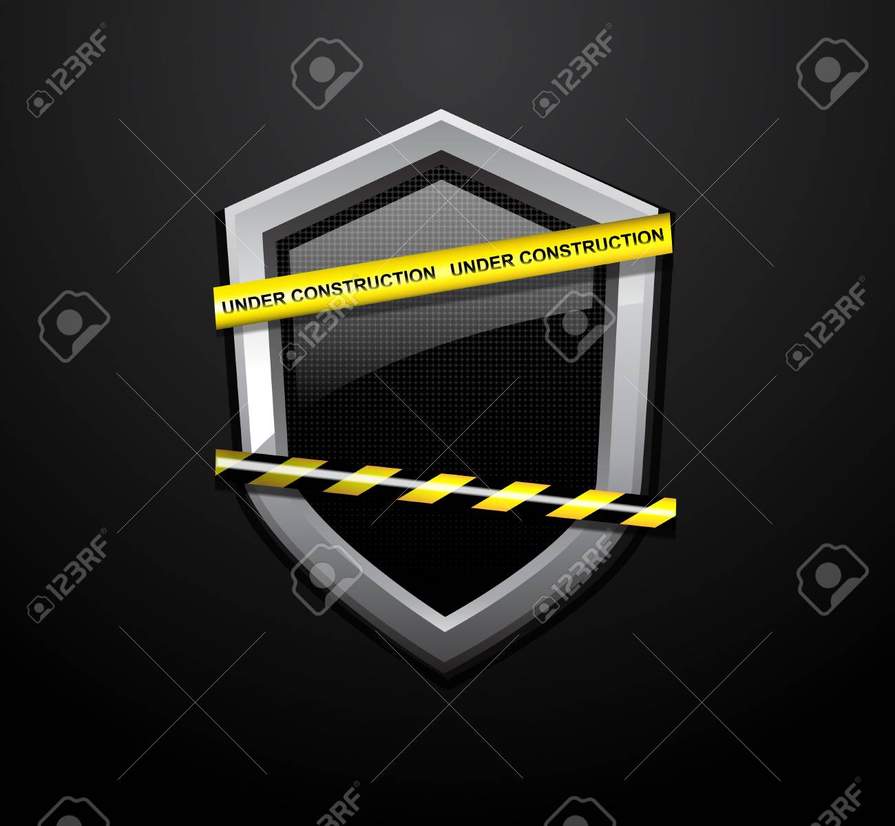 vector page under construction templates royalty free cliparts