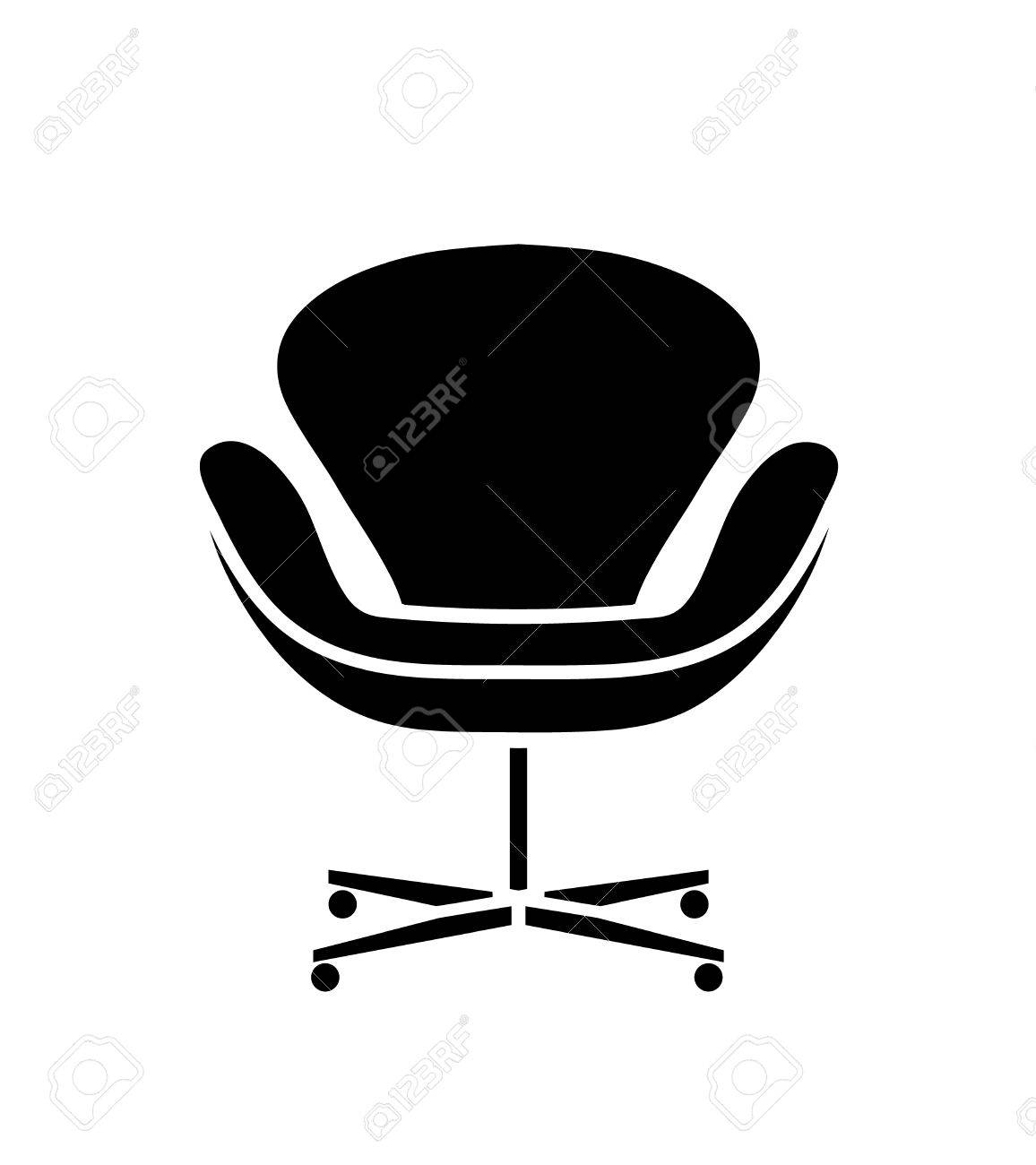 Icono Negro Silla De Oficina: Diseño Empresarial Ilustraciones ... Icono Negro Silla De Oficina: Diseño Empresarial Ilustraciones ...