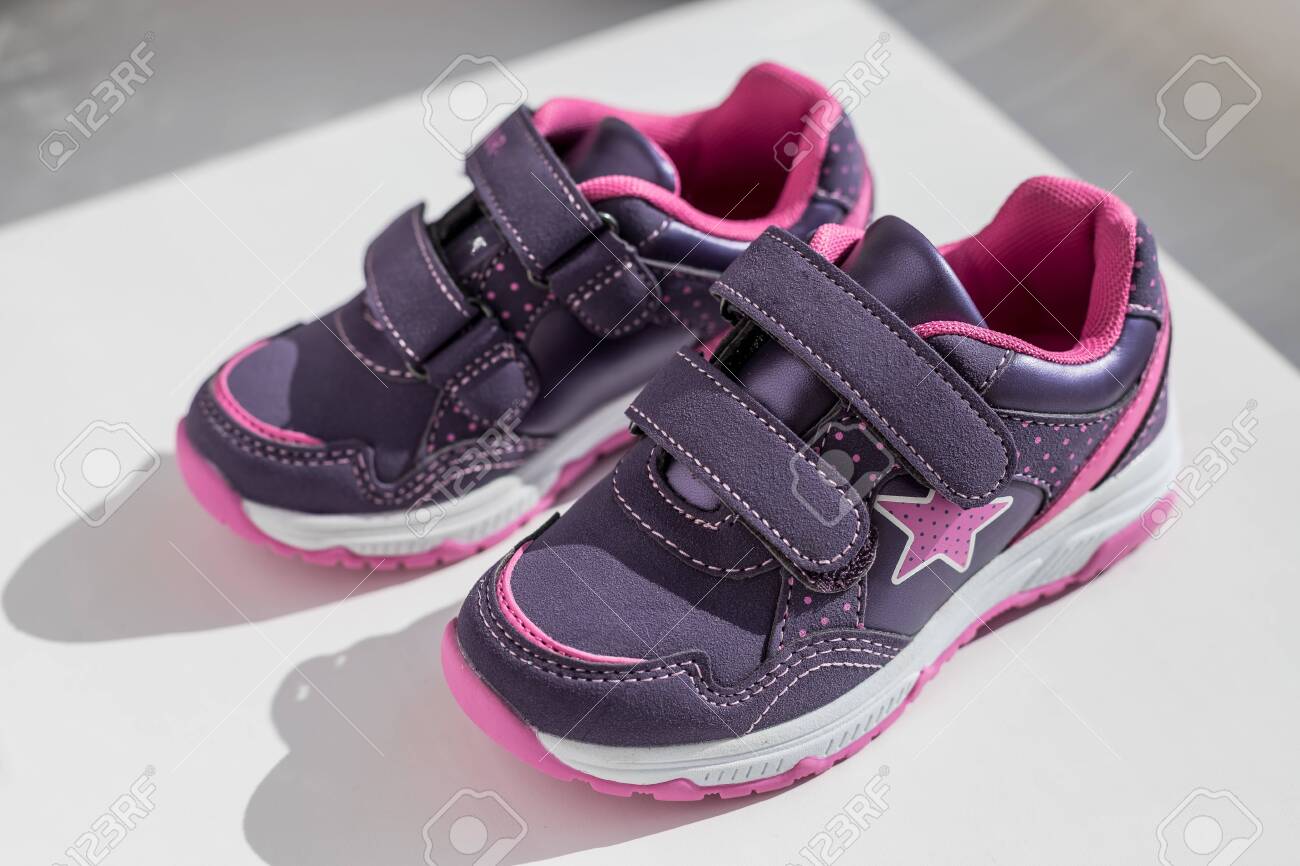 Purple kids sneakers Clearance