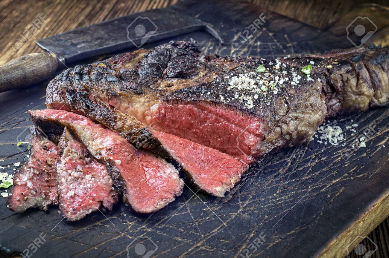 バーベキュー神戸トマホーク ステーキ の写真素材 画像素材 Image