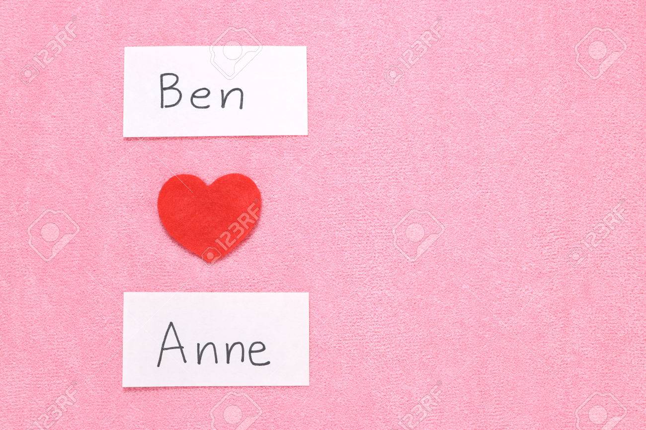 I Love Mom Concept In Turkish. Red Heart And Hand Written Letters