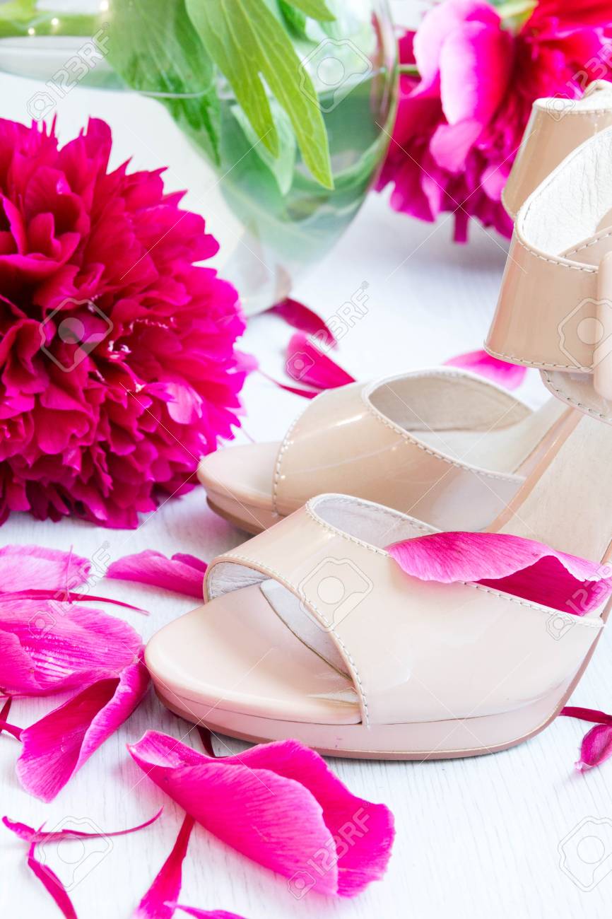 zapatos flores