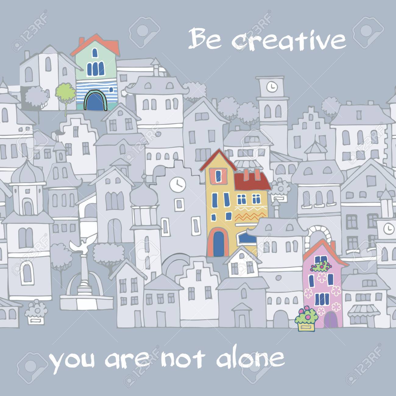 creative cartoon card motivational poster for inspirational