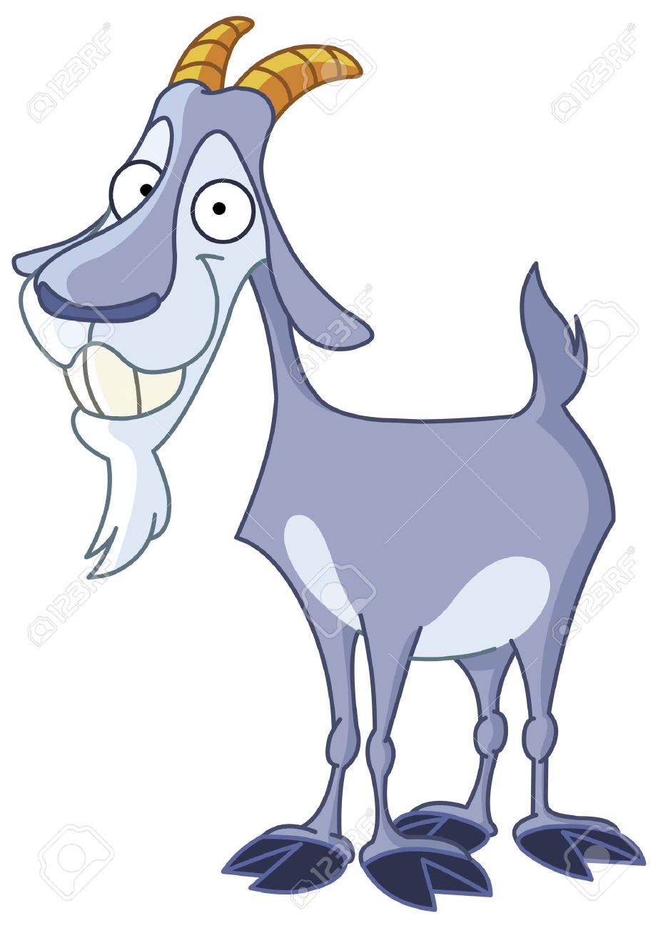 Smiley ADGEN Chèvre Clip Art Libres De Droits , Vecteurs Et Illustration. Image 6652937.