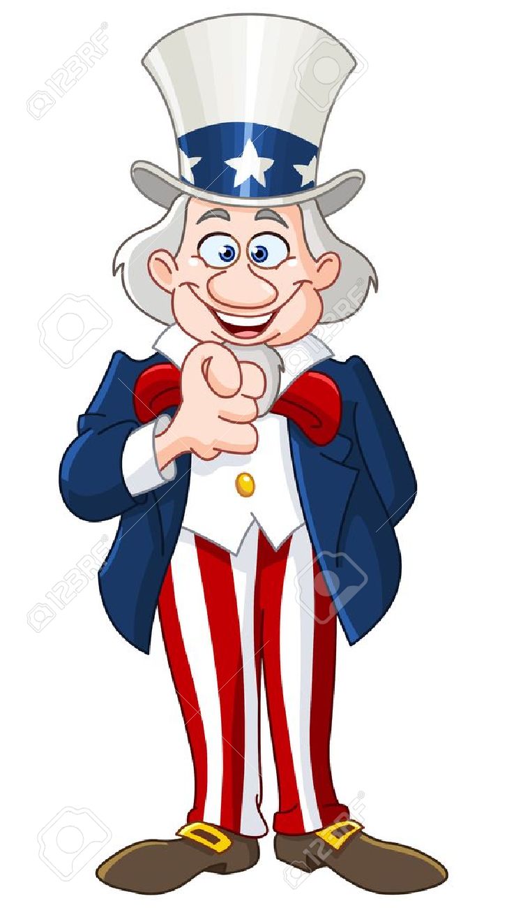 Uncle Sam Pointing With His Finger Royalty Free Cliparts Vectors And Stock Illustration Image 13489566