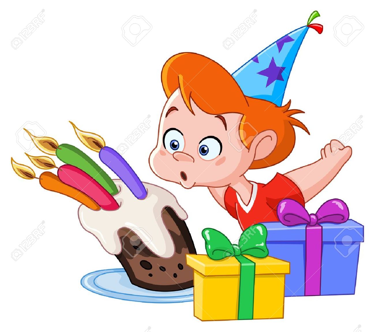 Birthday Boy Blowing Candles Royalty Free Cliparts Vectors And Stock Illustration Image Birthday Boy Blowing Candles Royalty Free Cliparts Vectors And Stock Illustration Image