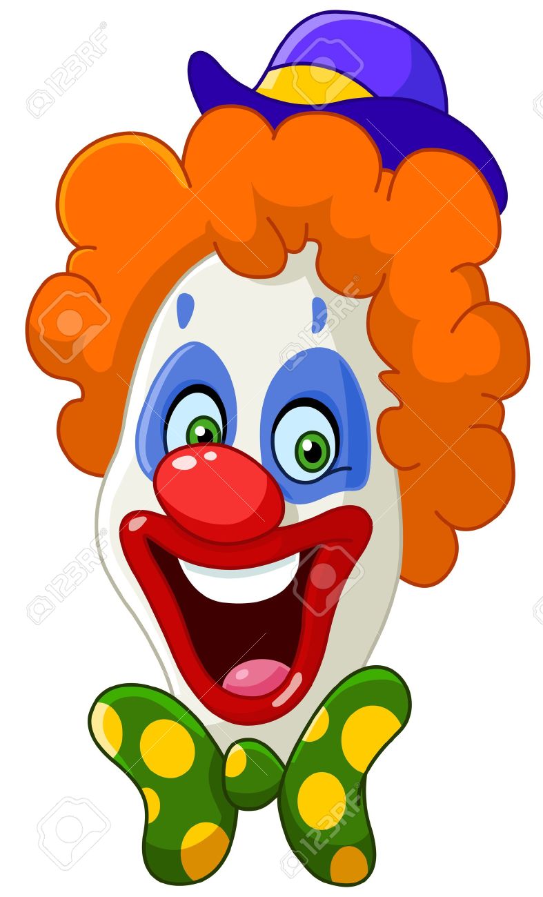 clown face royalty free