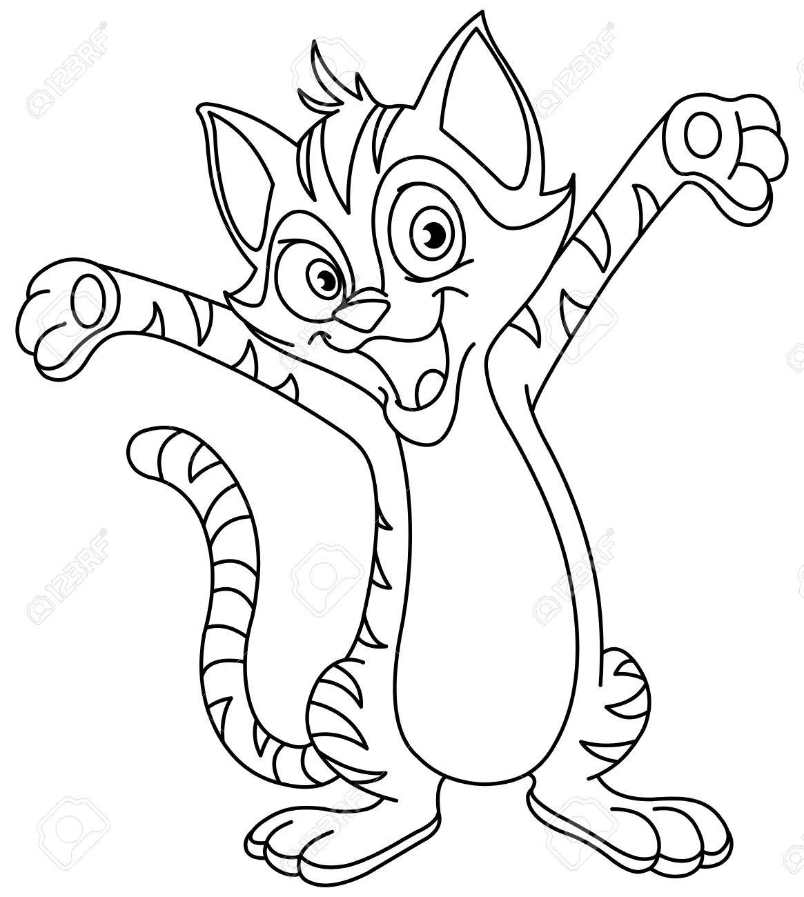 Free Halloween Cat Coloring Pages - Happy Toddler Playtime, image size:1165x1300