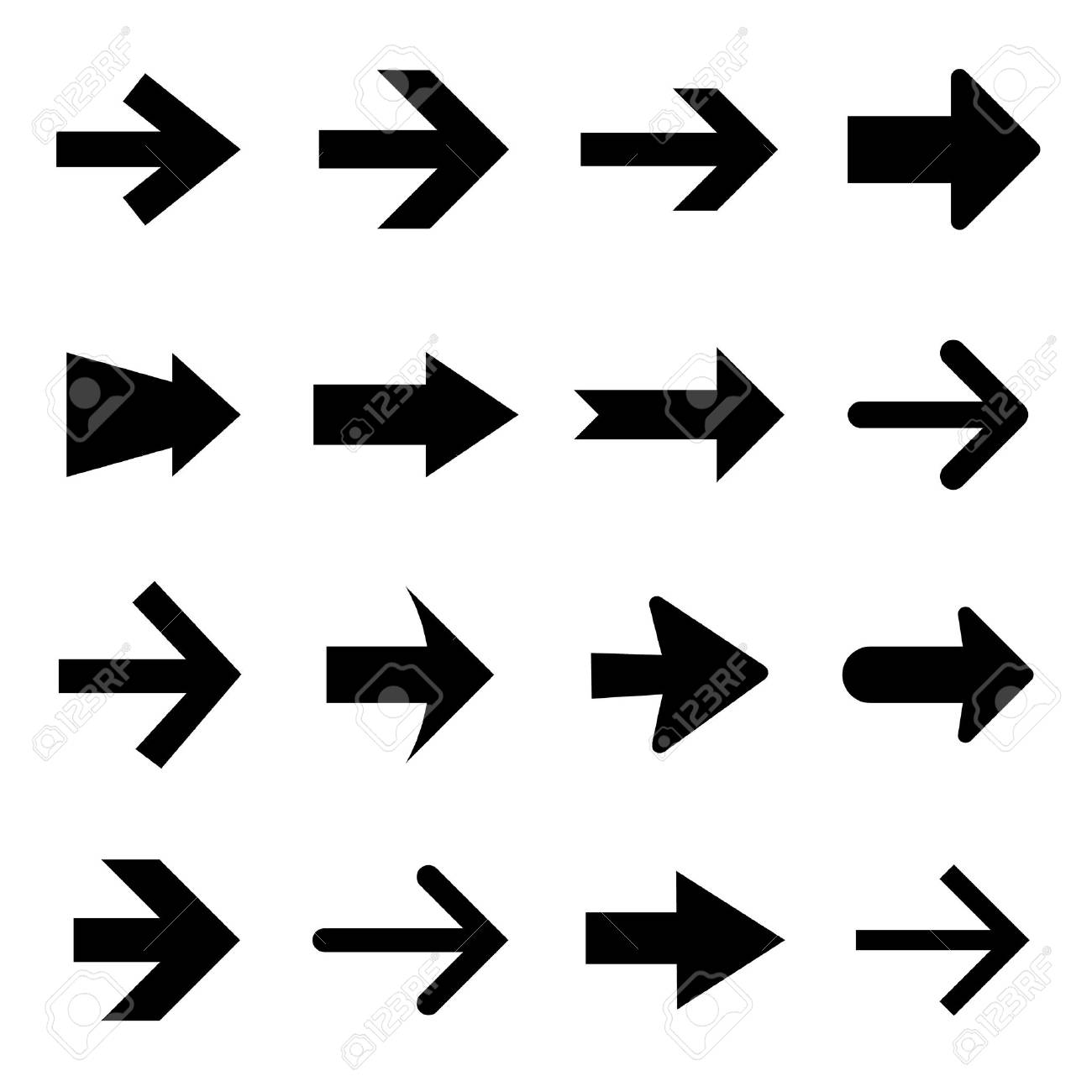 矢印アイコン ベクトルとアイコンを設定のイラスト素材 ベクタ