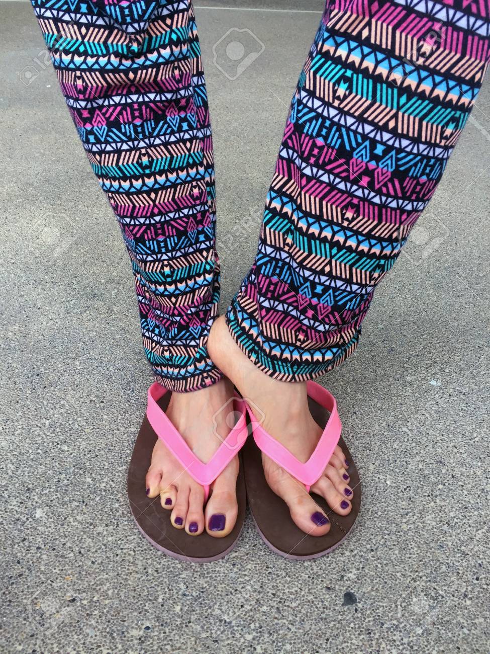 girls pink sandals