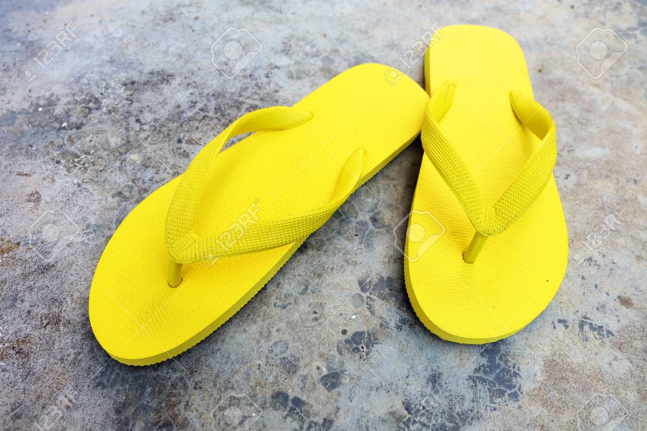 Flip flops yellow Clearance