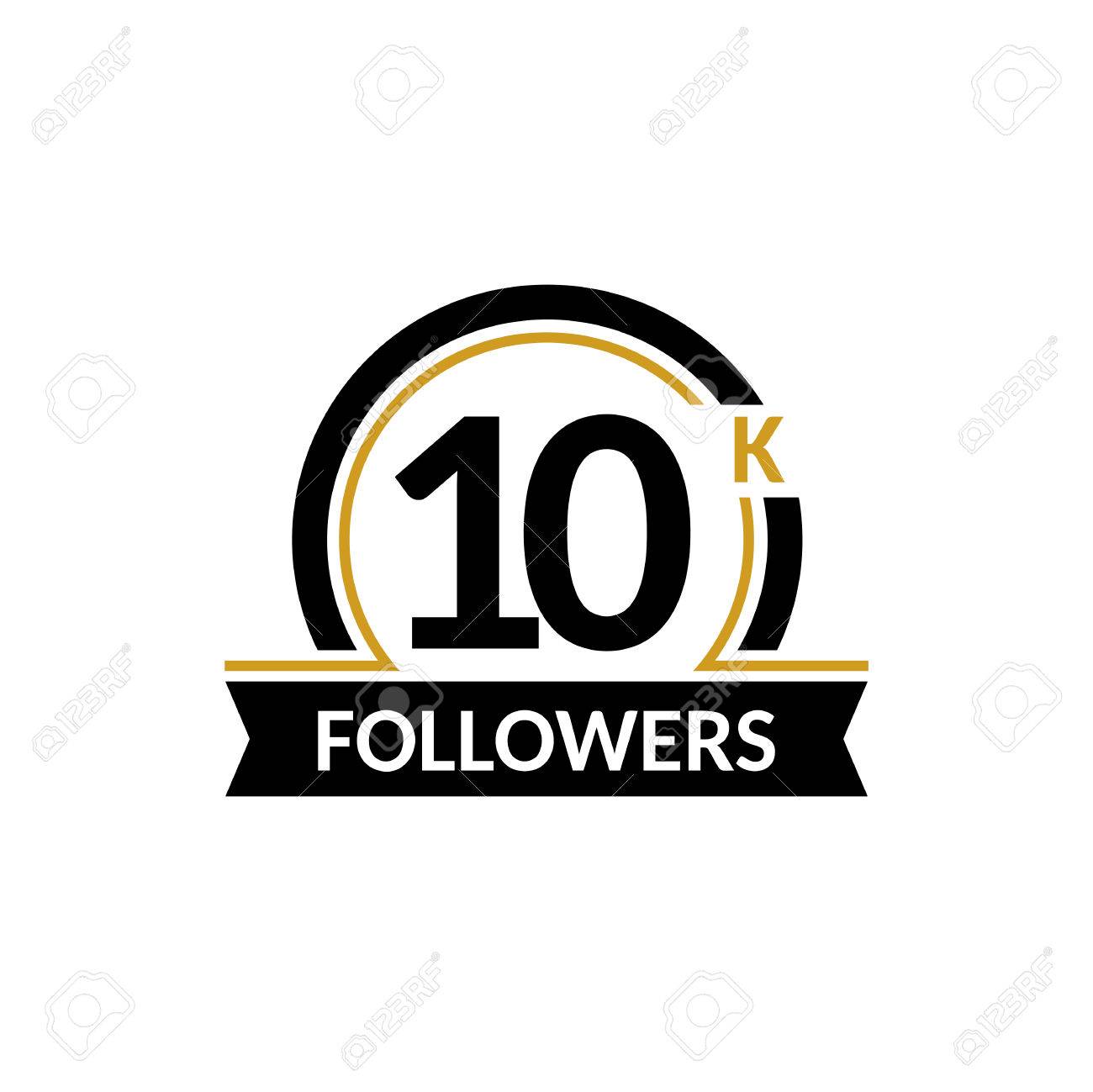 10000 followers and friends 10k anniversary congratulations