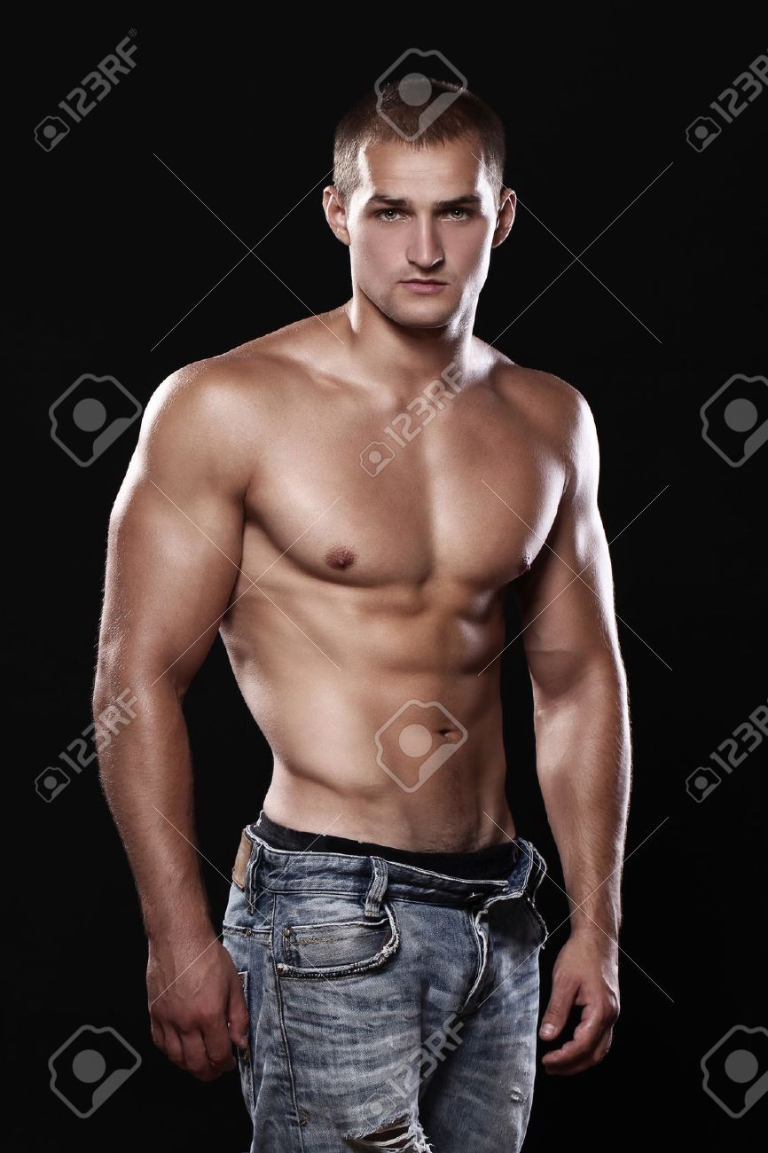 sexy guy jeans Nude tan woman
