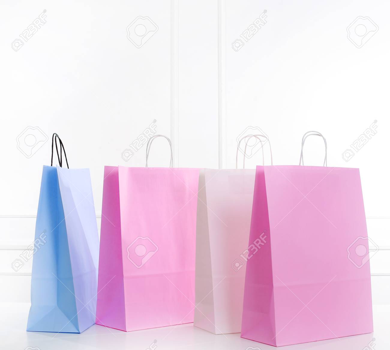 Shopping Bags On The Floor Stock Photo Picture And Royalty Free