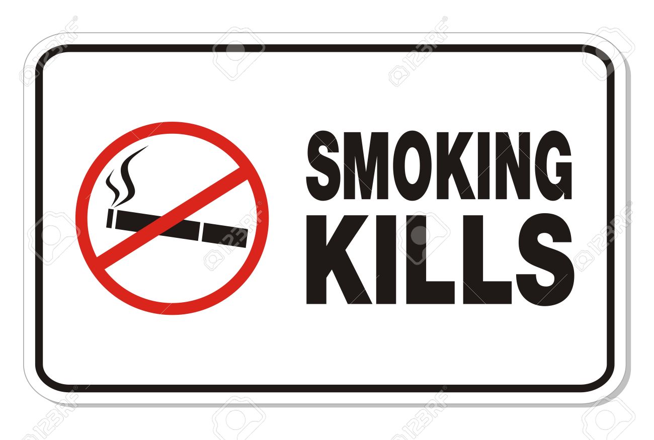 smoking kills rectangle signs royalty free cliparts vectors and smoking kills