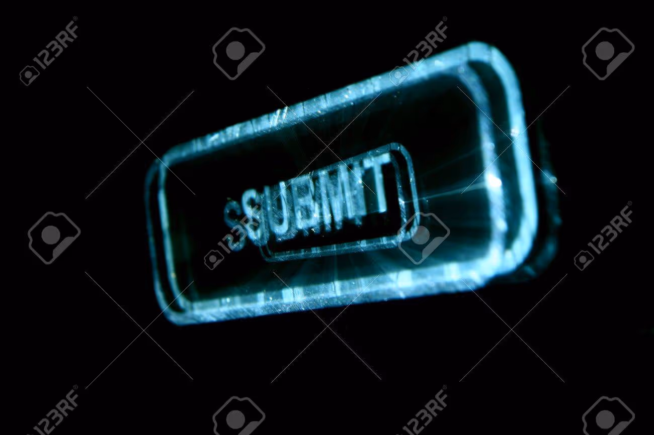 abstract submit neon button in dark - 10375998 abstract submit neon button in dark - 10375998