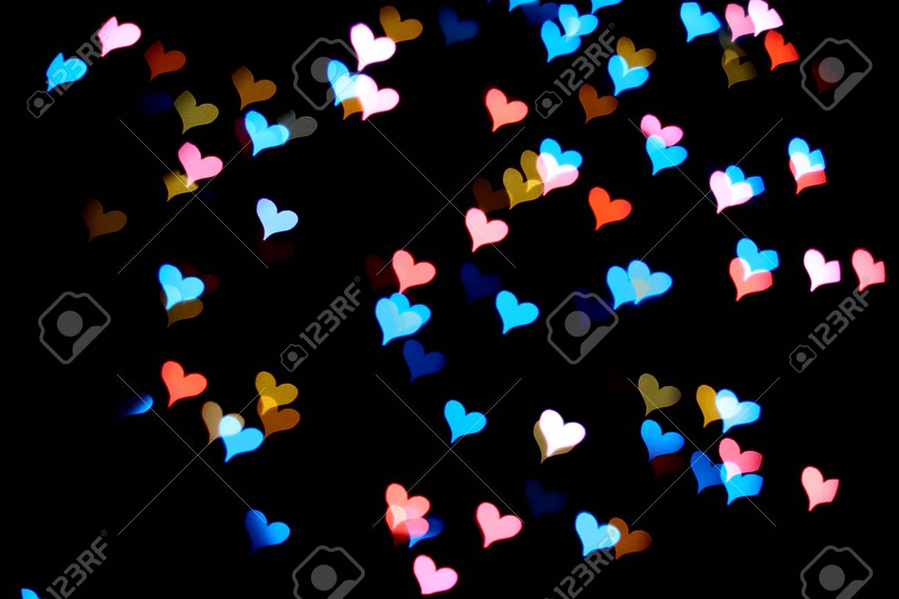 Movimiento Del Corazon De Color De Fondo El Amor Abstracto Fotos