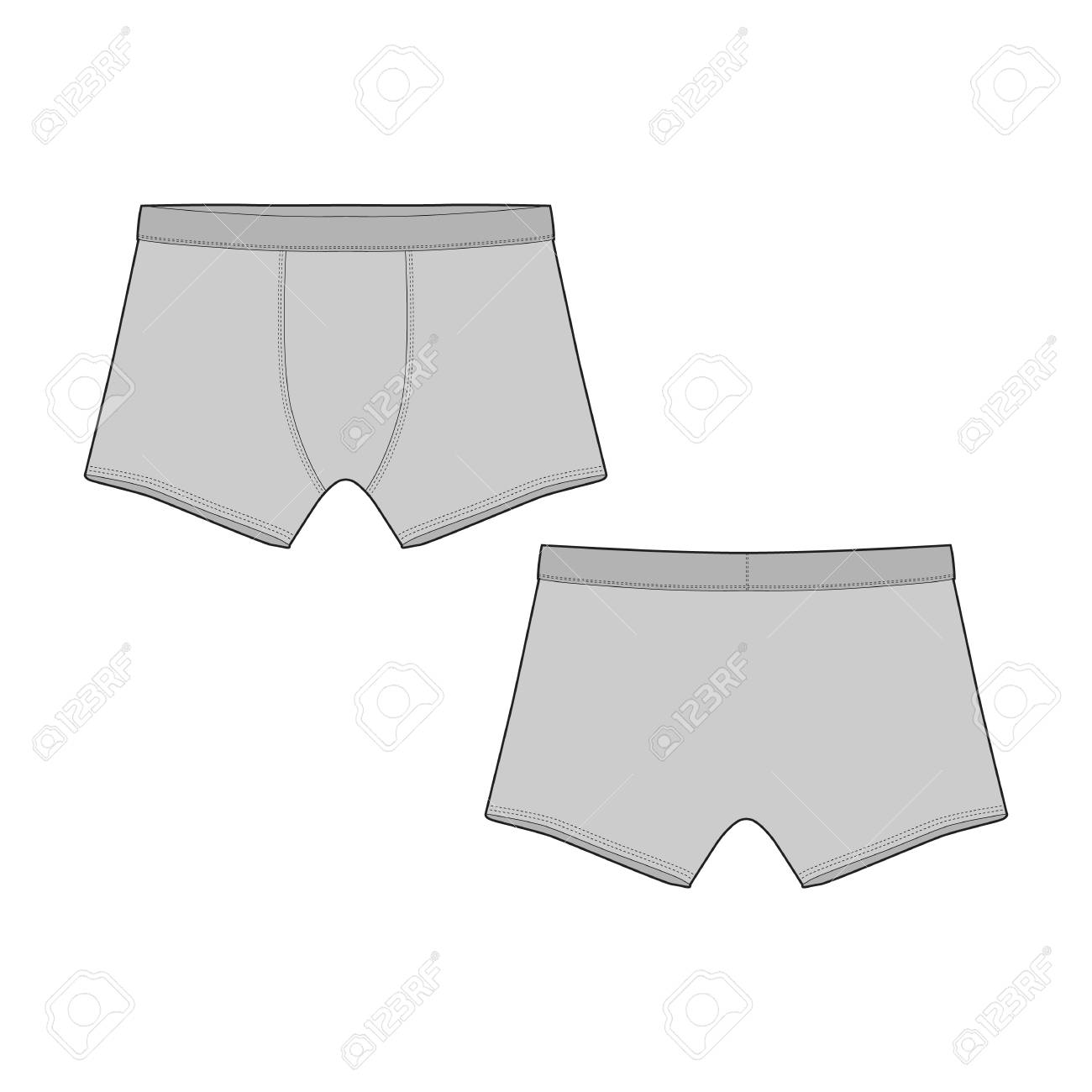 boxer shorts vector