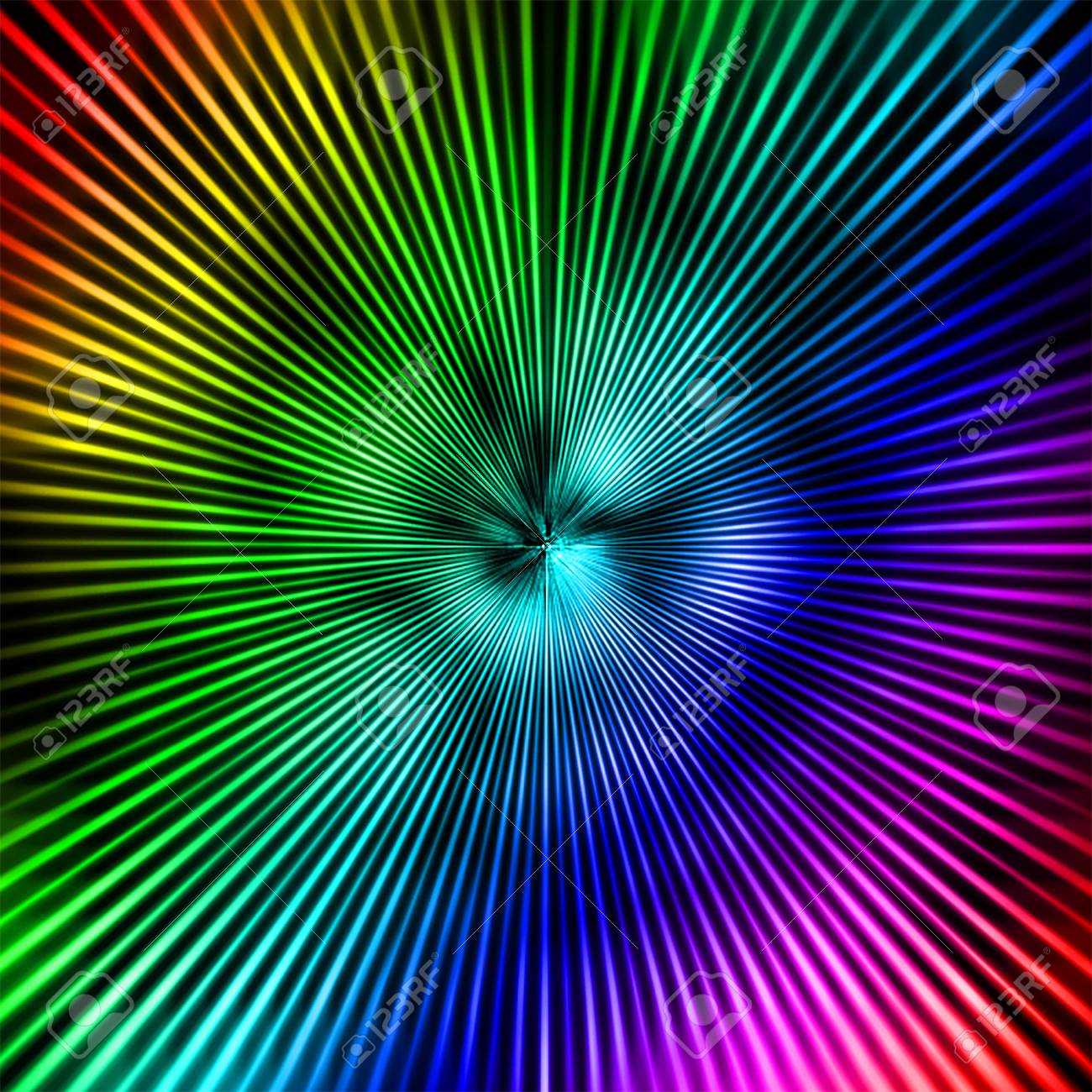 Rainbow Colors Beams Abstract Background For Design With Radial Blur Gradient Stock Photo Picture And Royalty Free Image Image