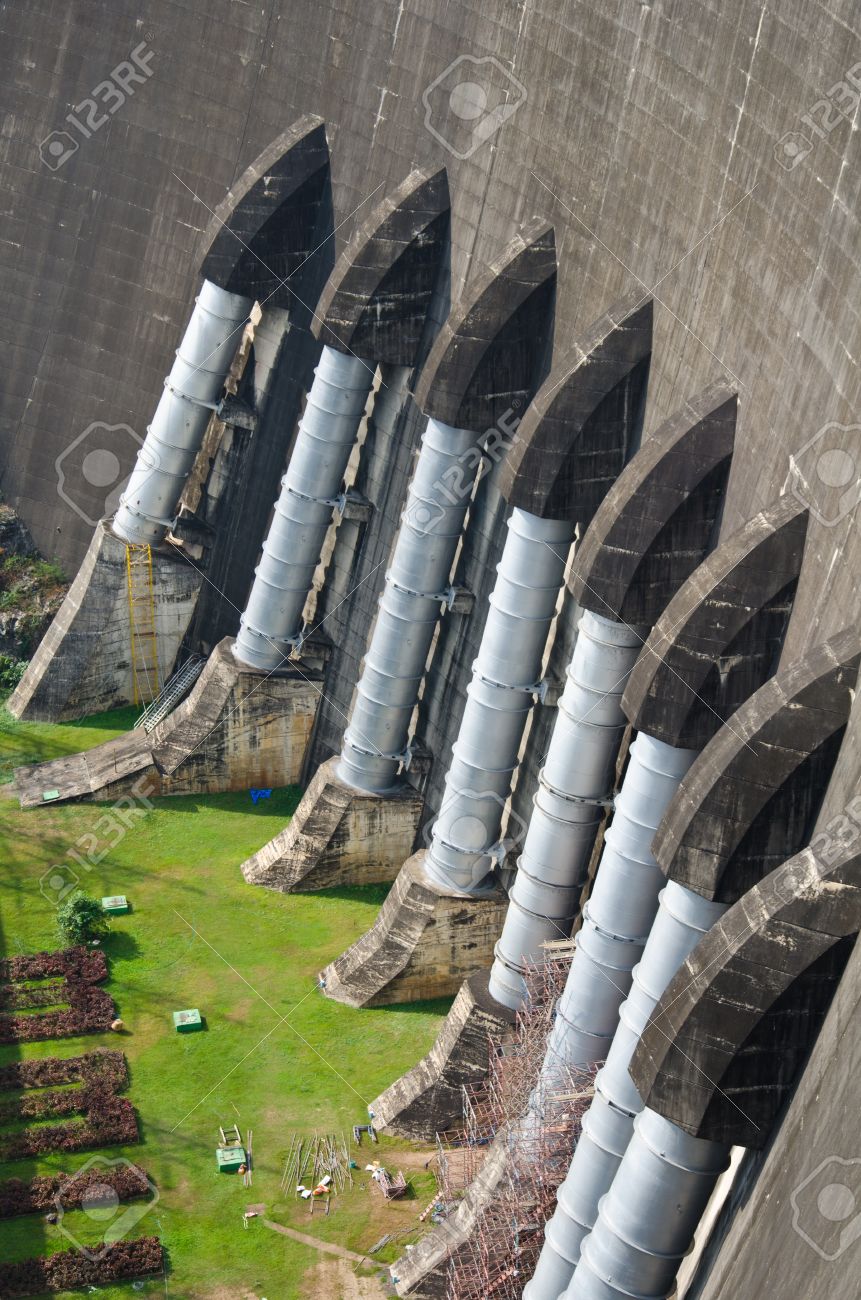 Dam of hydroelectric power station and irrigation. - 11869129 Dam of hydroelectric power station and irrigation. - 11869129