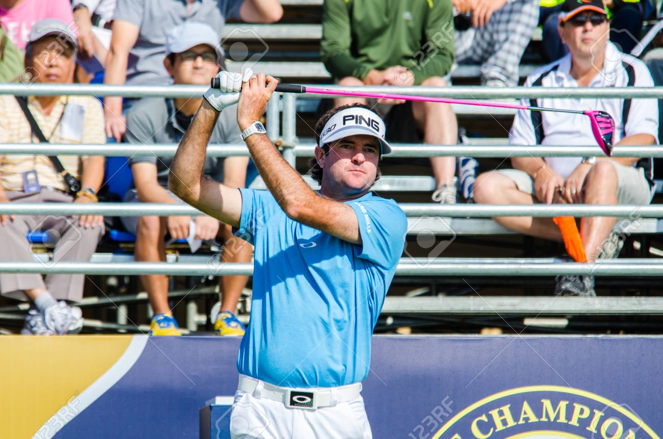 CHONBURI - DECEMBER 13 : Bubba Watson of USA player in Thailand Golf Championship 2014 (Professional golf tournament on the Asian Tour) at Amata Spring Country Club on December 13, 2014 in Chonburi, Thailand. - 34705405 CHONBURI - DECEMBER 13 : Bubba Watson of USA player in Thailand Golf Championship 2014 (Professional golf tournament on the Asian Tour) at Amata Spring Country Club on December 13, 2014 in Chonburi, Thailand. - 34705405