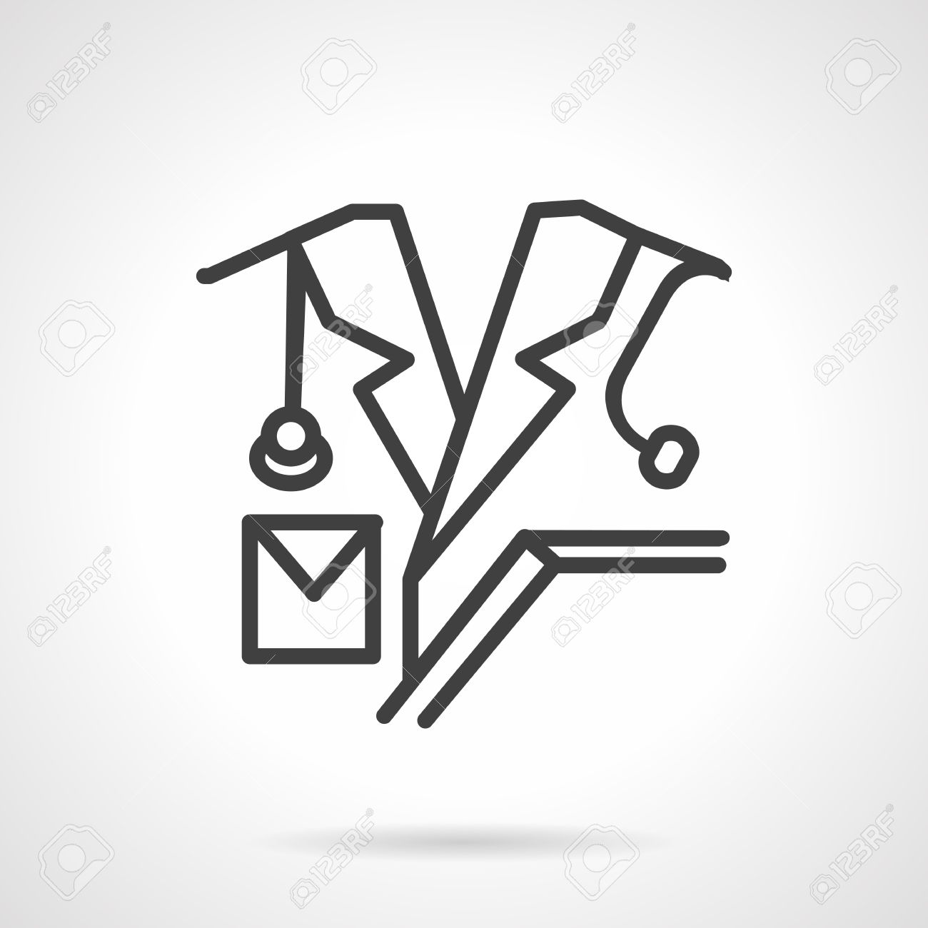 doctor with stethoscope black