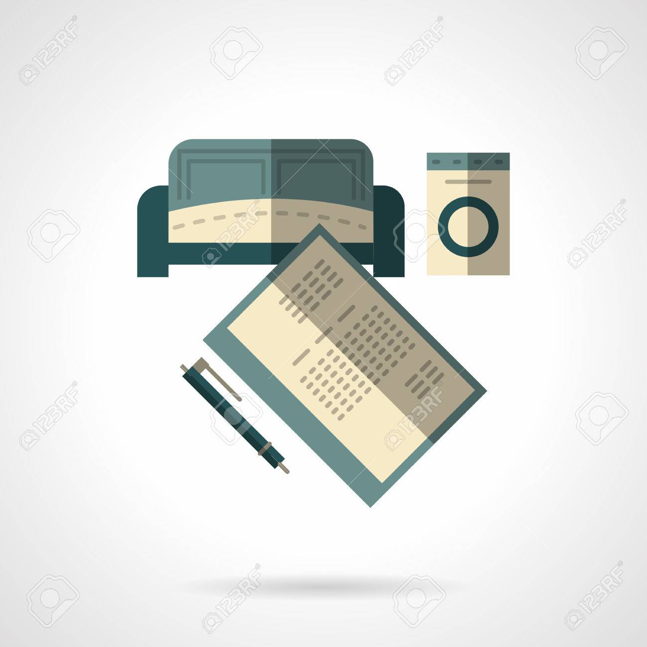 rent of property document with list of furnitures and appliances list property for rent free