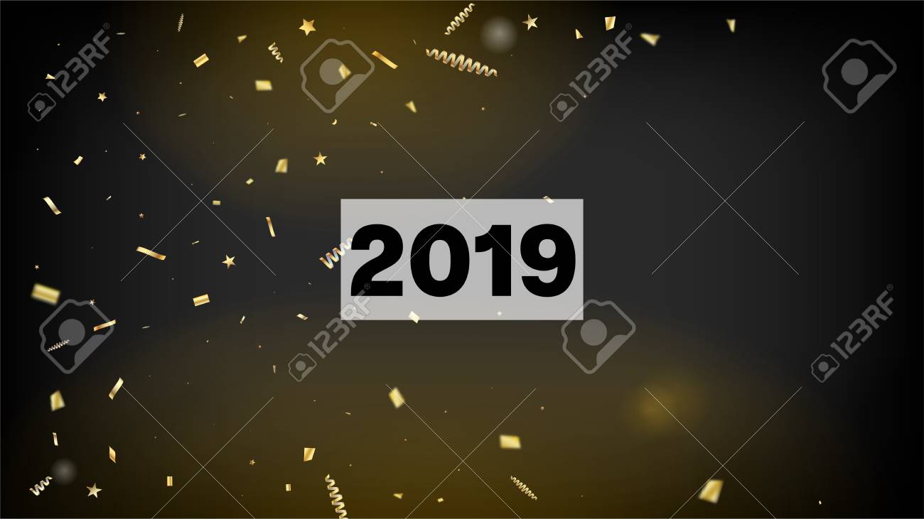 2019 fireworks glitter confetti card background cool premium cool card background