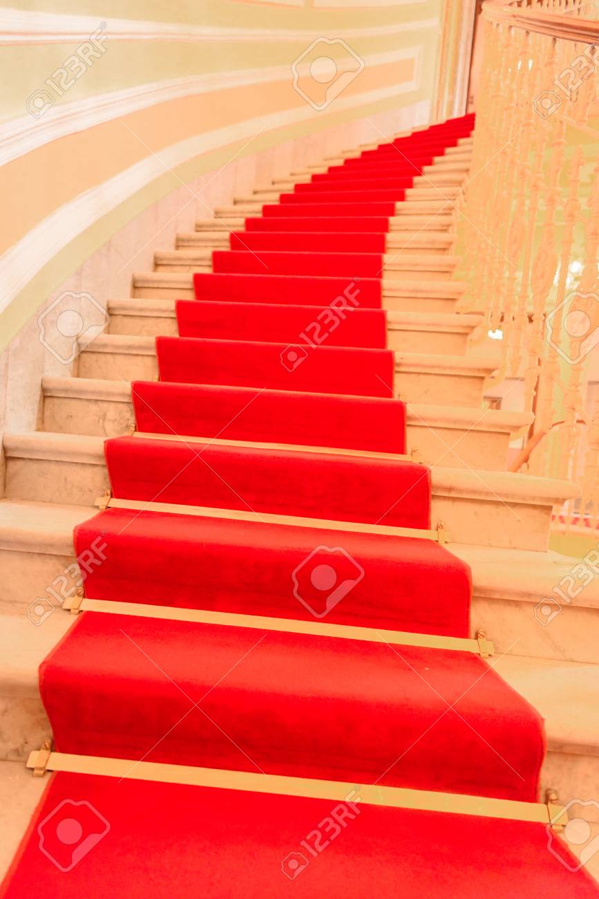 Red Carpet Interior Stairs Architectural Image Inside Of A Stock Photo Picture And Royalty Free Image Image 83524501
