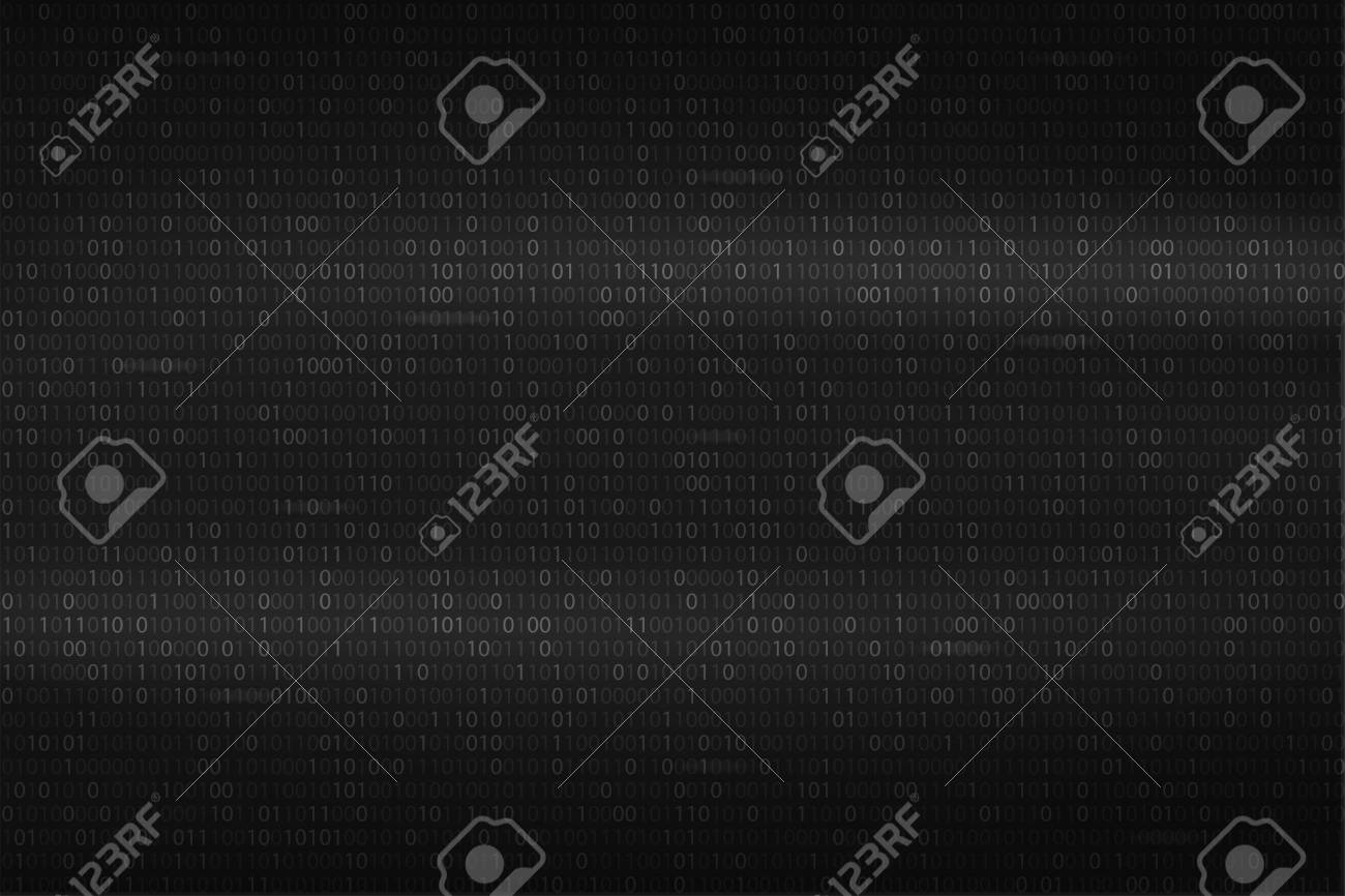 Abstract Binary Code Background Black And White Digital Technology Royalty Free Cliparts Vectors And Stock Illustration Image