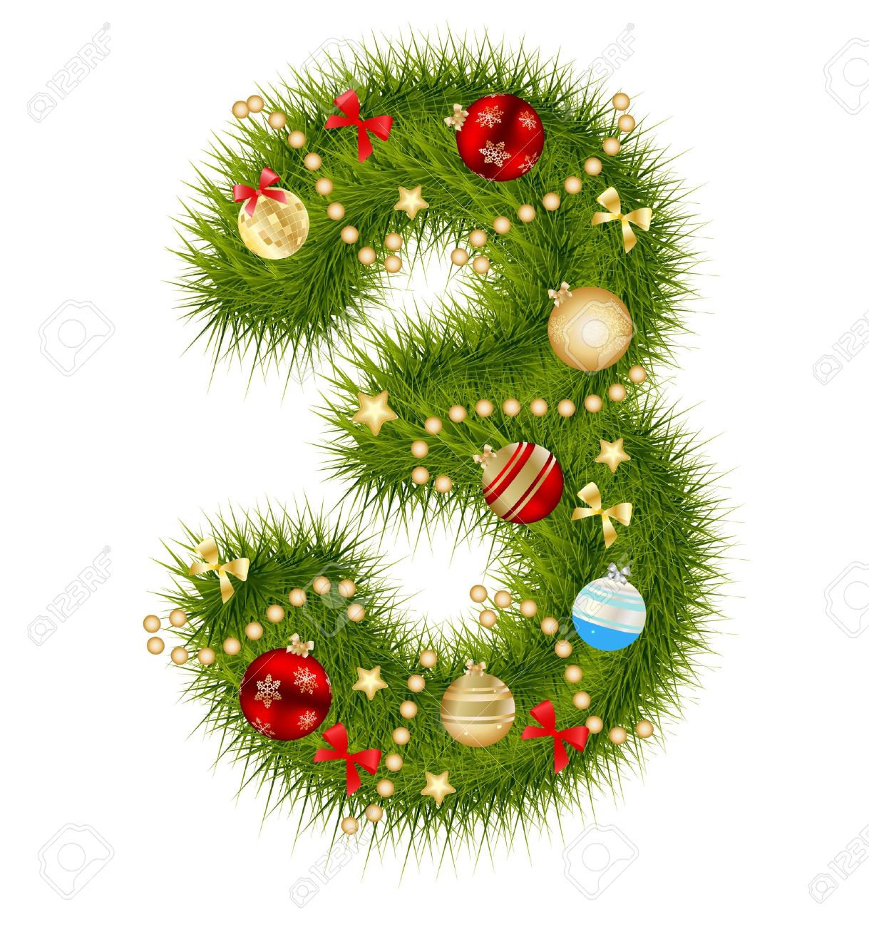 christmas alphabet number royalty free cliparts vetores e christmas number 1
