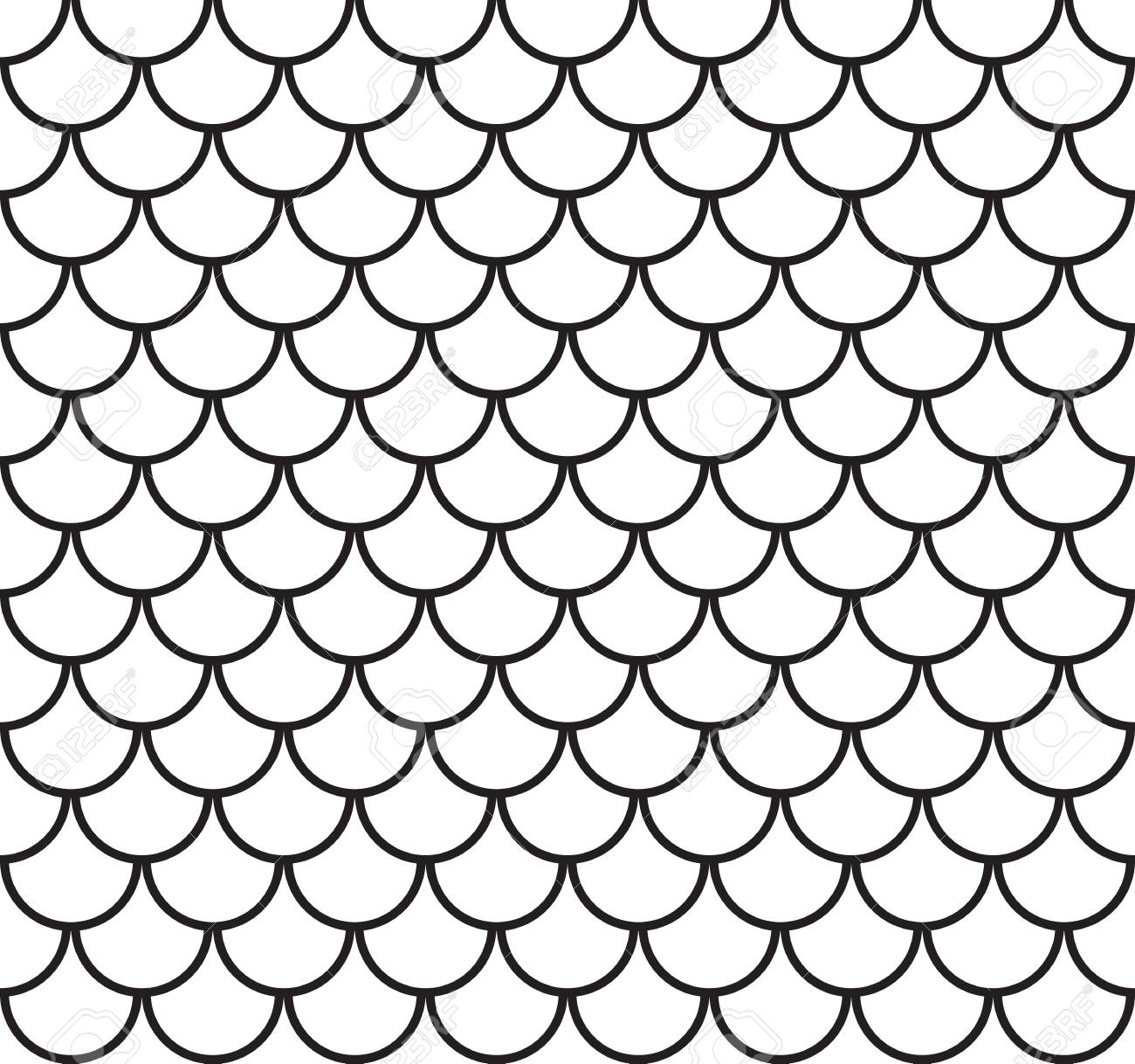 seamless fish scale pattern royalty free cliparts vectors and