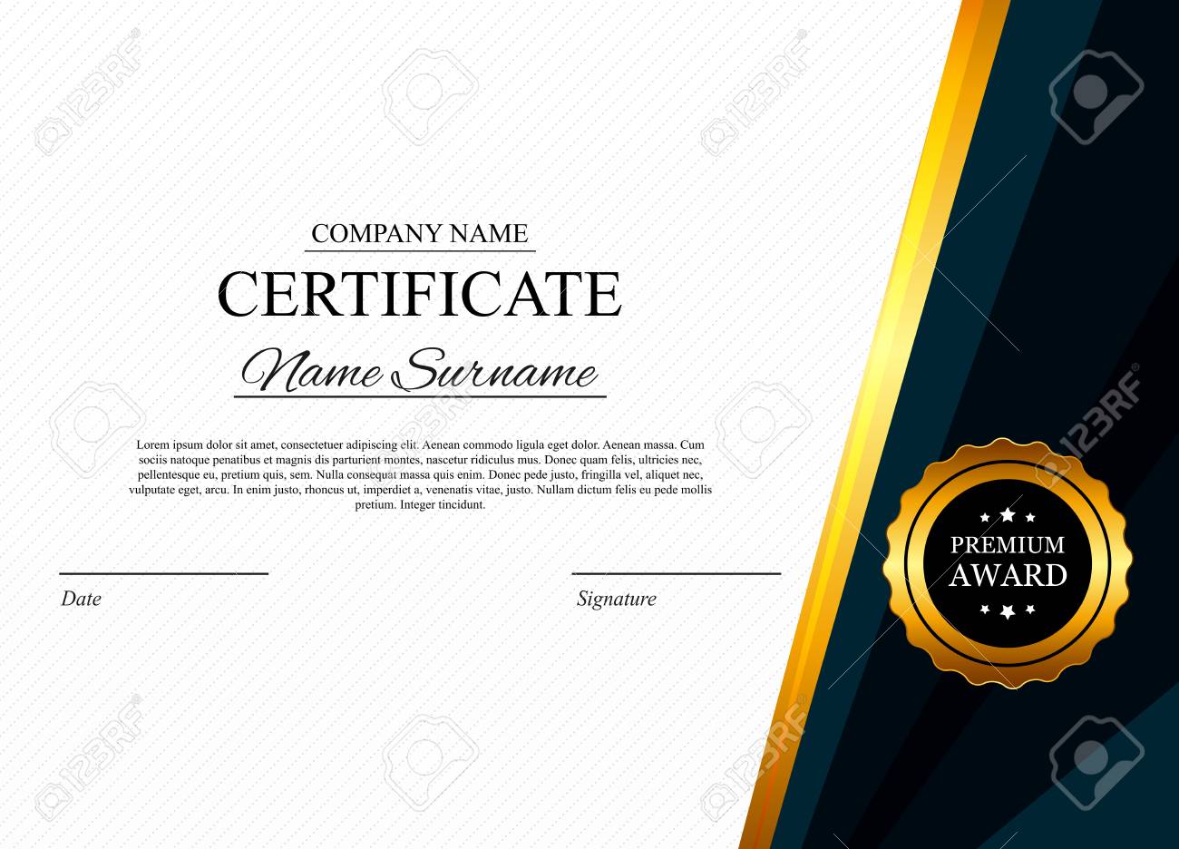 certificate template background award diploma design blank diploma design template