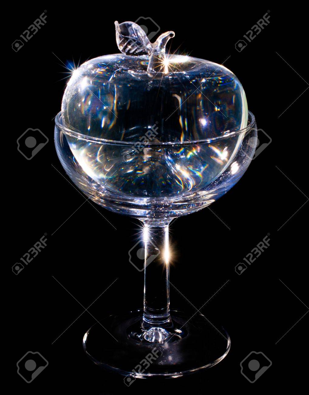 ガラスのりんご カラーセラピー 置物 Giardinodeisognivr It