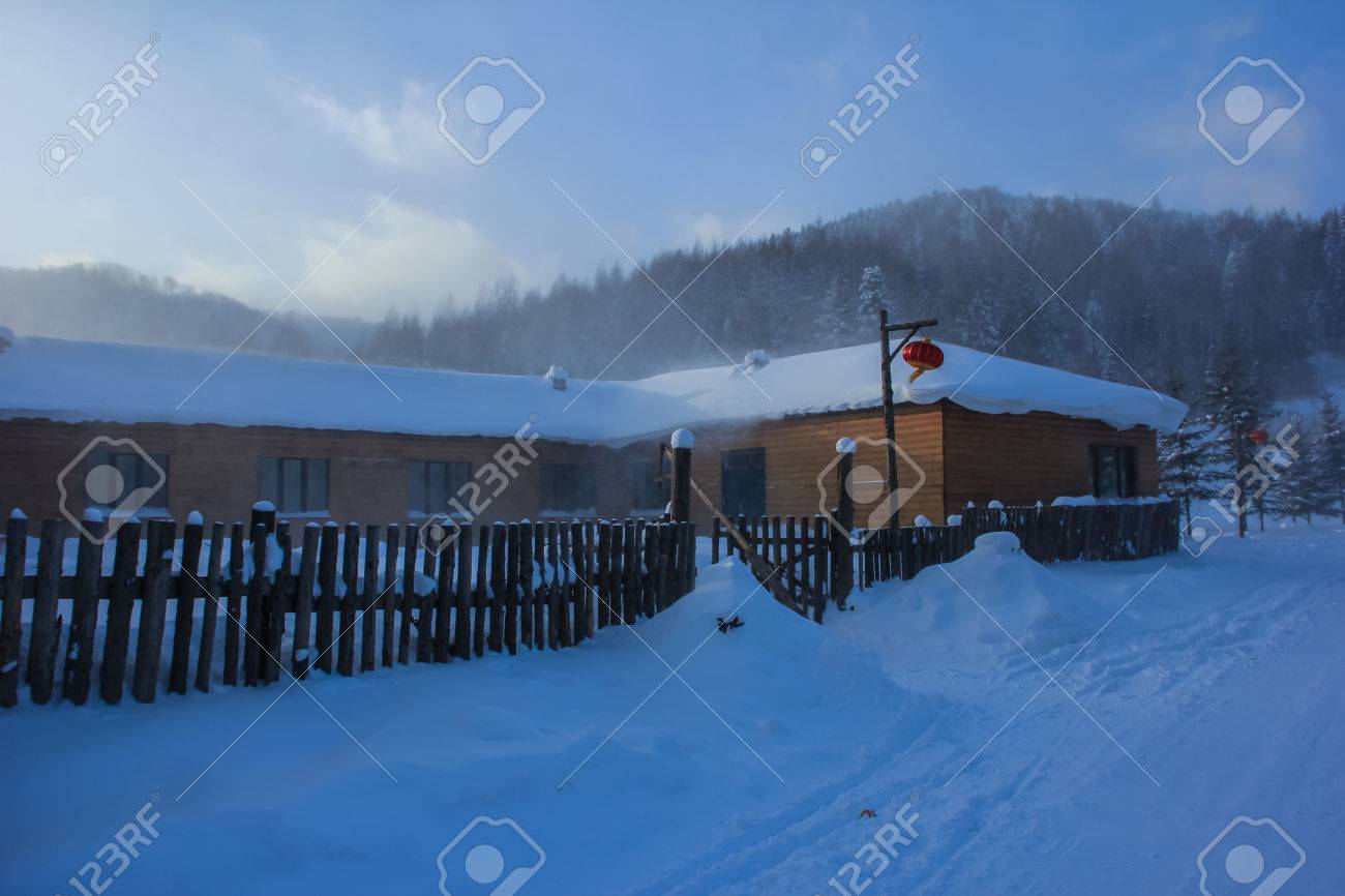 中国東北観光コテージ の写真素材 画像素材 Image